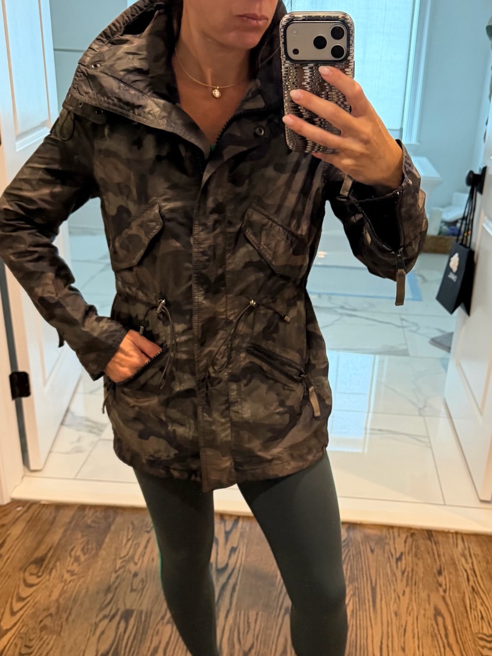 SAM. Women's Dark Olive Camouflage Utility Jacket